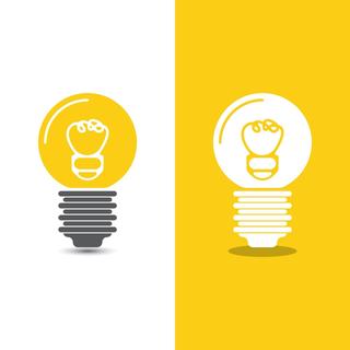 Lightbulb symbolizing strategy.