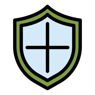 A shield icon for responsible gaming.